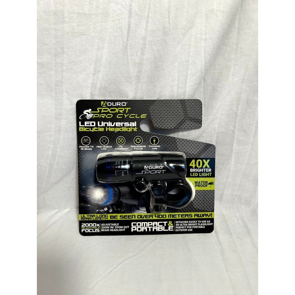 DURO Sport Pro Cycle Bicycle Headlight 40X Brighter